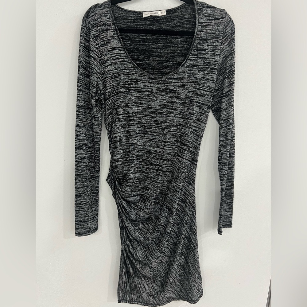 Rag & Bone Jean Scoop Neck Sweater Dress Size Large